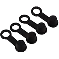4X Tapones de Rosca de Purga de Frenos- Tapas de Rosca de Purga de Frenos Tapa Antipolvo- Tapón de Goma de Purga de…